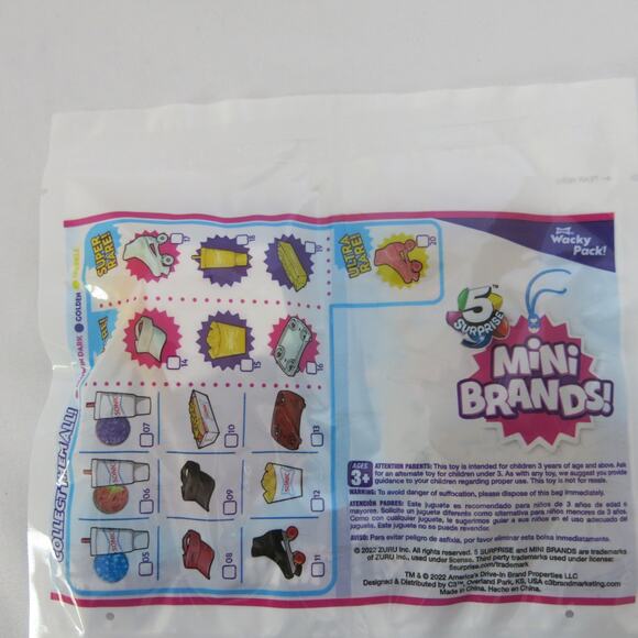 SONIC DRIVE IN WACKY PACK Mini Brands #12 Tots New/Unopened Toys - Picture 3 of 5